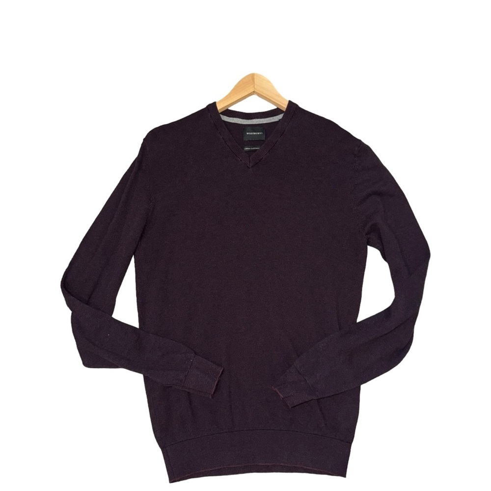 Westbury Westbury 100% Cashmere Cotton silk Mans Sweater Jumper